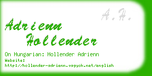 adrienn hollender business card